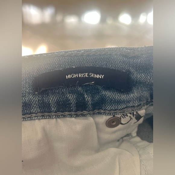 Calvin Klein Jeans High Rise Blue Denim - Picture 7 of 8